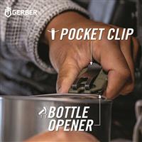 Pocket clip and bottle opener