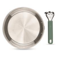 Stainless steel detachable handle