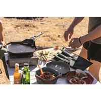 Create a professional outdoor kitchen