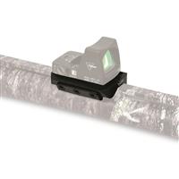 Allows you to mount a red dot or reflex sight on a shotgun rib