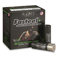 Kent Fasteel+ Precision Plated Steel Waterfowl Shotshells, 12 Gauge, 3 