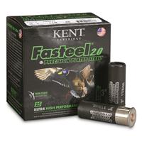 Kent Fasteel 2.0 Precision Plated Steel Waterfowl Shotshells, 12 Gauge 