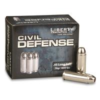 Liberty Civil Defense, .45 Colt, Fragmenting Hollow Point, 78 Grain, 20 Rounds