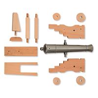 Mini Old Ironsides Kit requires assembly and finishing. All other cannons are shipped assembled, ready to load and fire. 