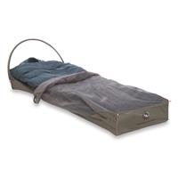 Top third of bivy zips open to create a large entry/exit