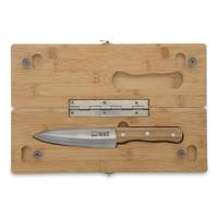 Knife stows inside Board