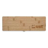 Board folds up and latches for easy packing
