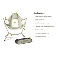 NEMO Stargaze Reclining Camp Chair, Marsh