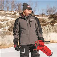 Eskimo Superior Ice Fishing Jacket, Black/gray
