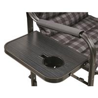 Side table with oversized cupholder