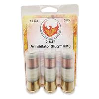 Phoenix Rising Annihilator Slug, 12 Gauge, 2 3/4", 485-gr. Half Metal Jacket Slug, 3 Rounds