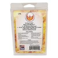 Phoenix Rising Slug & Buck, 12 Gauge, 2 3/4", 1 7/8-oz. Slug + 00 Buckshot, 3 Rounds