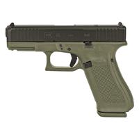 Glock 45 MOS, Semi-automatic, 9mm, 4.02" Barrel, Battlefield Green, 17+1 Rounds
