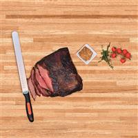 Razor-sharp 12in blade for effortlessly slicing through all cuts of meat