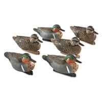 Zink Hunter Series Green-Winged Teal Duck Decoys, 6 pack