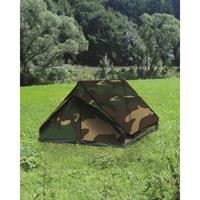 Mil-Tec 2-Man Mini-Pack Tent, Woodland Camo, Woodland