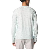 Columbia Men's PFG Uncharted Long Sleeve Shirt, Icy Morn Uncharted Waters