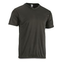 U.S. Military Surplus Dri Release Polyester Short Sleeve T-Shirts, 3 Pack, New