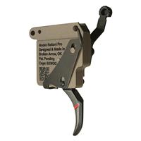 Reliant Pro Rem 700 Drop-in Curved Trigger with Bolt Release, Fde/black