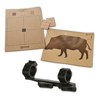 ATN Low-Profile Dual Cantilever 30mm Scope Mount & Thermal Zero/Training Boar Target Kit