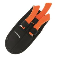 Nylon tri-hold sheath with belt loop