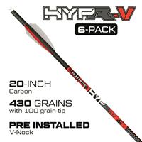 Killer Instinct Hypr-V 20" Crossbow Bolts, 6 Pack