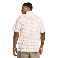 Under Armour Drift Tide 2.0 Plaid Short-Sleeve Woven Shirt, Brownstone/white/brownstone