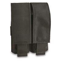 U.S. Military Surplus FireForce Modular Double Stacked M4 Mag Pouch, New, Black