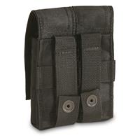 U.S. Military Surplus FireForce Modular Double Stacked M4 Mag Pouch, New, Black