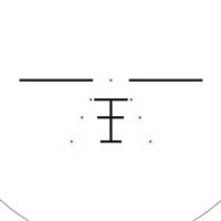 Etched reticle with BDC holdovers  