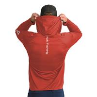 Huk Vented Pursuit Hoodie, Scarlet Blaze