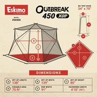 Eskimo Outbreak 450XDP Ice Fishing Shelter