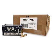 Fiocchi Range Dynamics, 5.56 NATO/.223 Rem., FMJ-BT, 55 Grain, 1000 Rounds