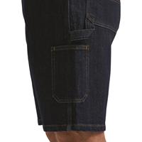 Wrangler RIGGS Workwear® Performance Denim Carpenter Short, Dark Wash