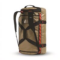 The North Face Base Camp Duffel Bag, Cedar/tnf Black/lava Red