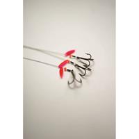 Sunrise Tackle Northern Wire Tip Up Rig, #6 Red, 3 Pack