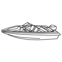 Stearns Orion Deluxe Polyester Canvas Boat Cover, Model C (Fish & Ski Boats)