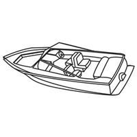 Stearns Orion Deluxe Polyester Canvas Boat Cover, Model D & E