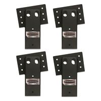 Steel Elevator 4&quot; X 4&quot; Brackets, 4 Pack