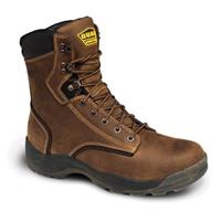 Series 4x8 Steel Toe Work Boots, Brown 