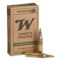Winchester White Box, 5.56x45mm NATO, M855 "Green Tip", 62 Grain, 20 Rounds