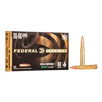 Federal Premium Gold Medal, .30-06 Springfield, Sierra MatchKing BTHP, 168 Grain, 20 Rounds