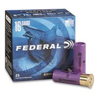 Federal Game Load, 16 Gauge, 2 3/4", 1 oz., Shotshells, 25 Rounds