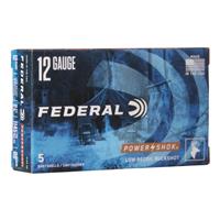 Federal Power-Shok Low Recoil, 12 Gauge, 2 3/4", 00 Buck, 9 Pellets, Buckshot, 5 Rounds
