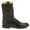 Justin Men's Jackson Roper Black Western Boots, Black