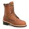 Carolina Men's Waterproof Insulated 8" Logger Work Boots, 600 Gram, Copper