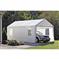 ShelterLogic Portable Garage Canopy Carport, 10' x 20', White Cover