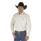 Wrangler® Cowboy Cut® Firm Finish Western Snap Shirt, Stone