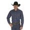 Wrangler® Cowboy Cut® Firm Finish Western Snap Shirt, Denim