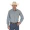 Wrangler® Cowboy Cut® Firm Finish Western Snap Shirt, Chambray